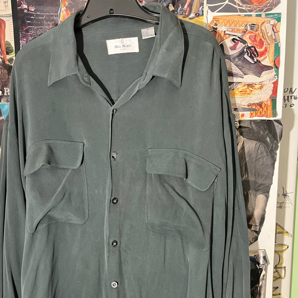 Bill Blass Silk shirt from the early 90s ! 🔥 - Picture 2 of 4